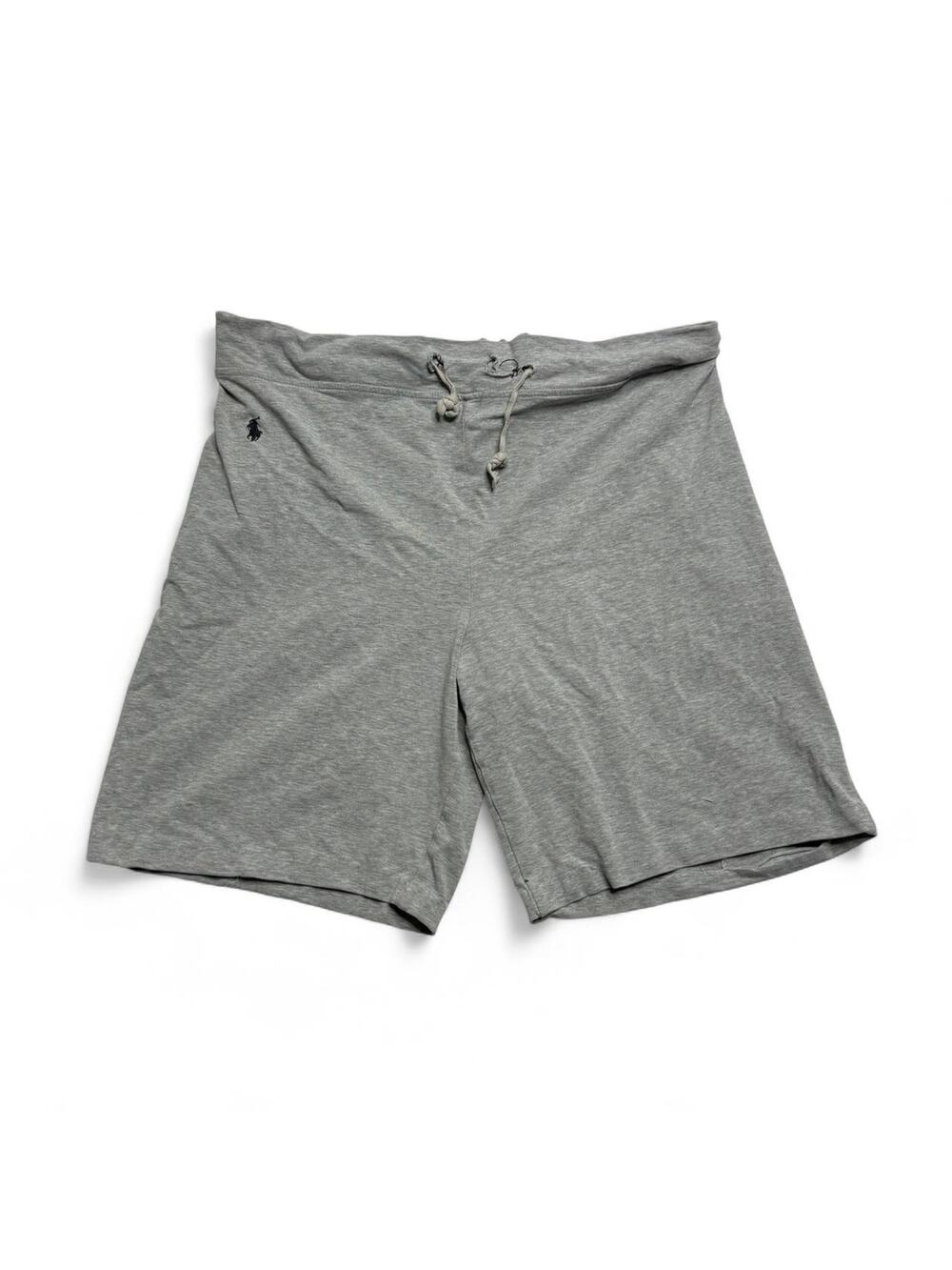 Polo Ralph Lauren Gray Sweat Shorts Small Drawstring Casual